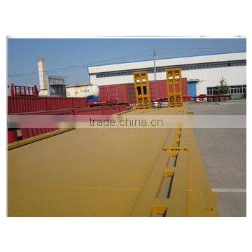 3 Axles 60ton Low Bed Semi Trailer Truck For Sale photo-4