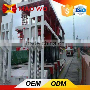 2017 3 Axle Big Low Bed Semi Trailer for Sale photo-6