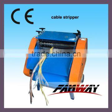 Semi-auto peeling machine for scrap cable