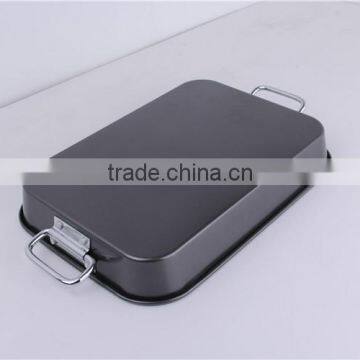 Turkey Carbon Steel Flat Bottom Adjustable Shallow Baking Pan photo-5