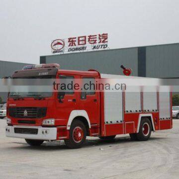 Dongfeng Tianjin 6 Cbm Water Tanker Fire Fighting Truck With Fire Fighting Guns photo-2
