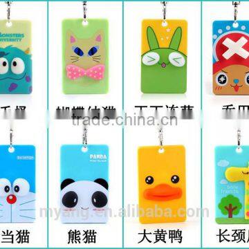 BPA Free Lovely Cartoon Silicon Card / ID Holder Luggage Tag Bank / Bus / Credit Card Cover photo-2