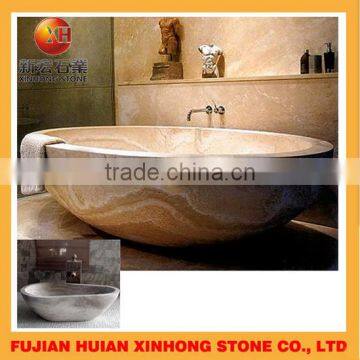 Roumd Large Stone Bathtub With Top Quality for Bathroom Use photo-3