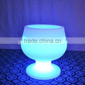 2015 New Cordless Waterproof Rechargeable RGBW Multi Color LED Light up Bar Ice Bucket photo-2