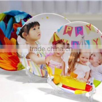 Dishwasher Safe White Polymer Plate For Sublimation