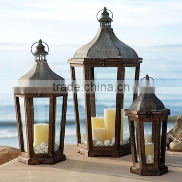 Antique wooden lantern | Vintage lantern | Outdoor Lantern