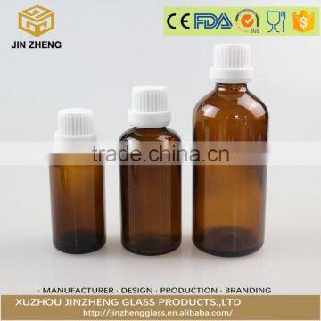 Empty Blue Glass Spray Misters Dropper Bottle for Organic Beauty Product photo-4