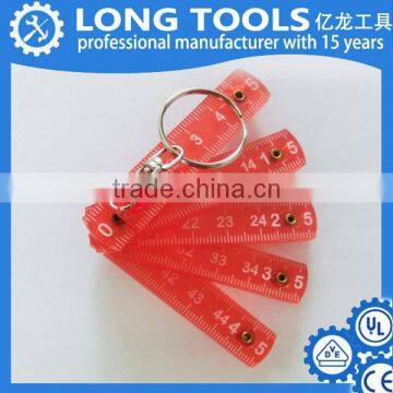 Wholesale Custom Tailor Promotional Keychain Plasitc Folding Rule photo-6