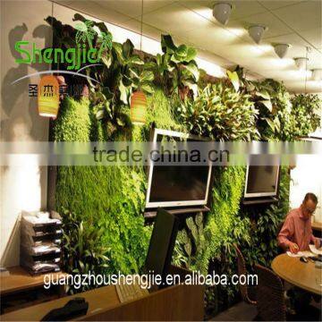 SJLJ013569 Artificial Vertical Green Walll Indoor Decorative Artificial Grass Wall photo-1