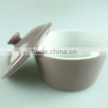 Wholesale Color Glazed Ceramic Soup Tureen With Lid/cover in Stock photo-2
