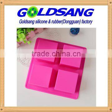 4 Square Silicone Handmake Soap Mold &cake Mold photo-3