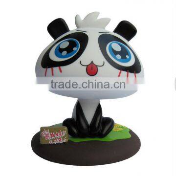 Panda miniature figure,Lifelike plastic miniature figures,OEM plastic panda miniature toys figure