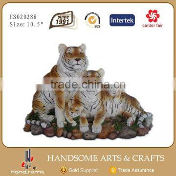 10X5.5X11 Inch Resin Lifelike Home and Garden Decoration Animal Sculpture Tiger Statue photo-6