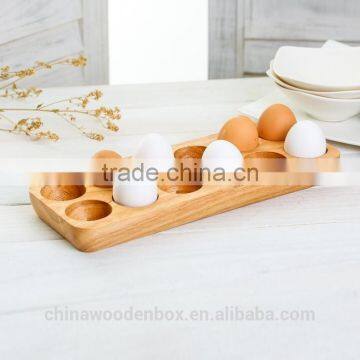 Eco-friendly High Grade Custom Wood Egg Tray photo-3