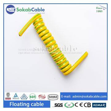 High elasticity spiral Cable without Screen