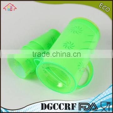 NBRSC Set of 5 Pcs Plastic Cold Water Kettle ps Water Jug Drinking Teapot PP Canteen Double Layer Watering Can photo-2