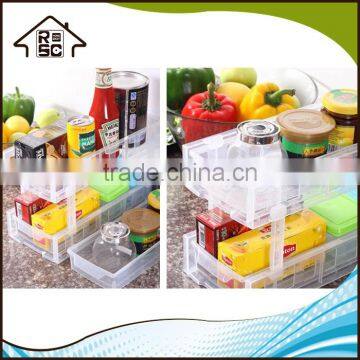 NBRSC Portable Cheap Storage Shelves Spice Rack Organizer Kitchen Plastic Storage Rack With Drawer for Sale photo-5