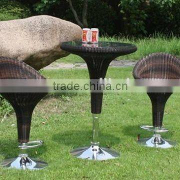 Fashion Wicker/Rattan Outdoor Furniture Bar Chair Set