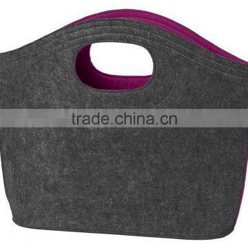 2017 wholesale OEM available custom logo recycled eco handmade feltnon woven shopping bag handbags tote bag china suppliers