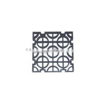 decorative metal casting iron square tree grates in china