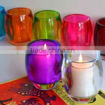 candlelight dinner glass candlesticks colors