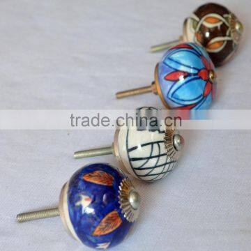New Latest Design Mix Pattern Hand Painted Dresser Knobs
