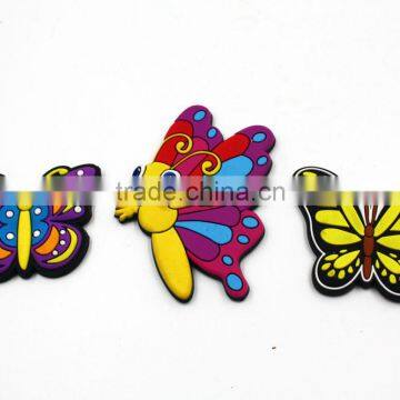 Wholesale Custom Pvc Rubber Yellow Butterfly Fridge Magnet for Sale photo-4