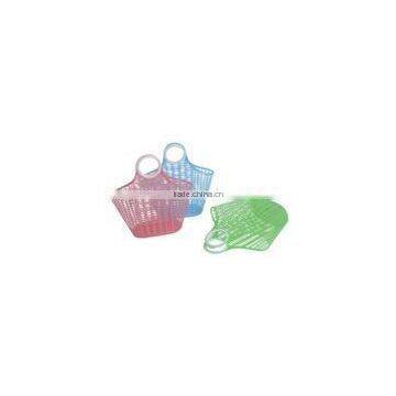 PE Plastic Basket With Handle/Storage Basket/food Basket