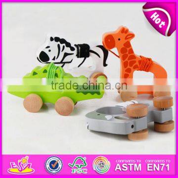 2015 Lovely Wooden Pull Toy for Kids,Best Seller Children Pull Line Toy,High Quality Baby Wooden Toy Pull and Push Toy W05B084 photo-6