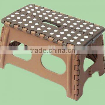 High Quality Plastic Folding Step Stool With Beautiful Painting photo-2
