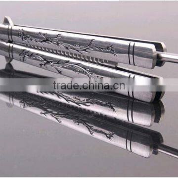 Wholesales Sliver Comb Multi Function Stainless Steel Trainer Tool Butterfly Comb photo-4