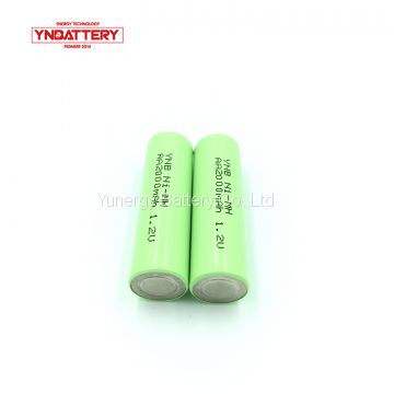 NI-MH battery AA size 1.2v rechargeable 2000mAh low self-discharge battery