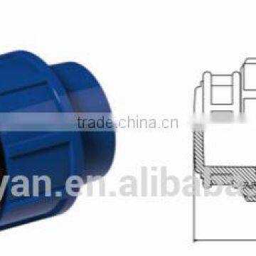 TY High quality PP compression fittings PLUG eco-friendly Cheap Price Full Size factory price list discount