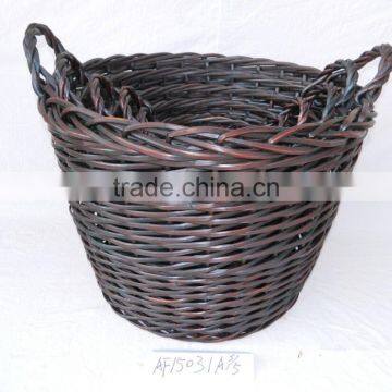 Round Willow Basket for Sale photo-2