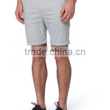 Men's 100% cotton twill chino shorts