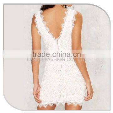Sexy Short Ladies High Quality Party One Piece Eyelash Dress With Zipper Patterns Xxx China Photos photo-3