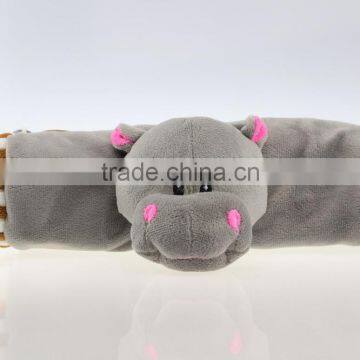 Students Supplies Lovely Green Frog Plush Anime Pencil Case photo-4