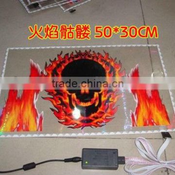 Hot sale el car flashing sticker