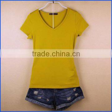 beautiful girl t-shirt ladies short shirt designs fashion clothing 2016