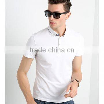 2016 Handsome Young Man Basic Blank Tshirt no Label pk Polo T-shirt photo-5