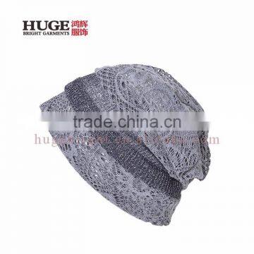 Womens Loose Comfortable Polyester 100% Cap Knitting photo-3