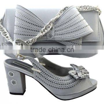 TOP Quality Popular Comfortable Cheap Price Italian Party Lady Shoes and Matching Bags With Exquisite Workmanship MG1092 photo-4
