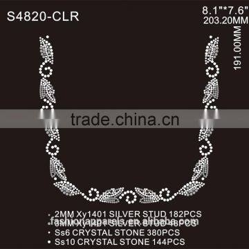 Custom Beautiful Line Rhinestone/Acrylic /Gem Stone Glitter Hot Fix Rhinestone for Clothing photo-2