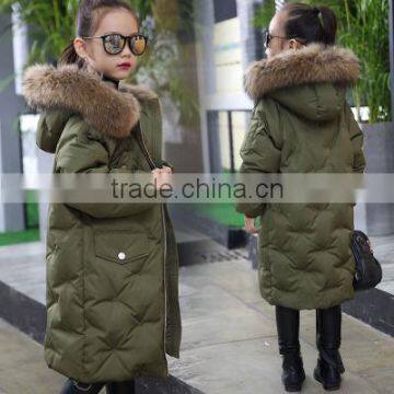 Unique Baby Girl Names Images Children's Warm Winter Clothing Girls Long Down Jacket photo-4