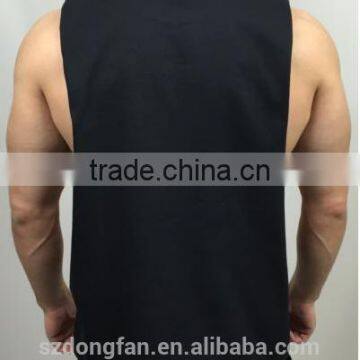Men's 100% Natural Black Workout Vest Muscel Beast Gym Tee photo-4