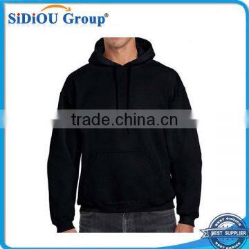 Mens Plain Polyester Cotton Fleece Hoodie