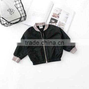 S17629A 2017 Children Clothing Kids Coat Boy's Casual Baseball Coat photo-5