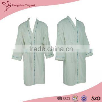New Arrival Comfortable Mens Bathrobe In Solid Royal Plush photo-2