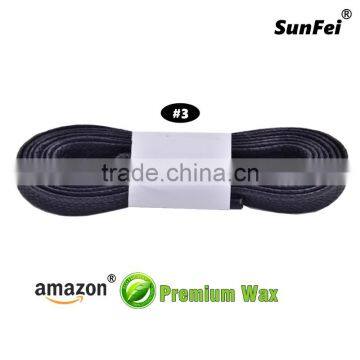 New Arrival Sport Exercise Charm Waxed Cotton Shoelace for Canvas and Air Sneakers - EBay/Amazon Supplier - All Size - Maroon photo-2