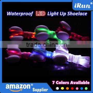 Cool Fashion Light up LED Shoelaces Flash Party Skating Blue Glowing Shoe Laces for Boys Girls Fashion Luminous Shoe Strings photo-6